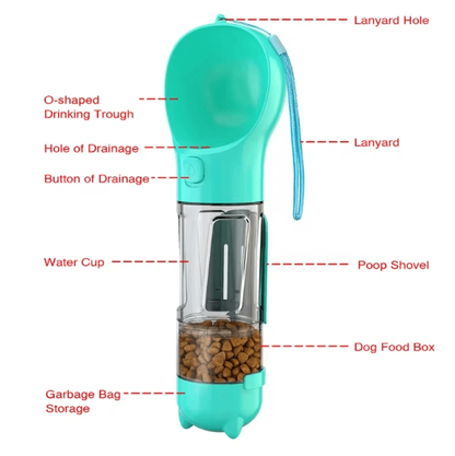 All-in-One Portable Dog Hydration And Food Station